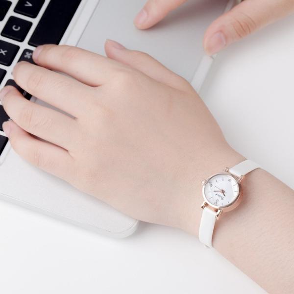 腕時計 レディースウォッチ 時計 女性用 婦人用 可愛い か綺麗め お出かけ おしゃれ 仕事用 誕生日 プレゼント フェイクレザー 文字盤白 Zak 606 おとりよせ Com 通販 Yahoo ショッピング