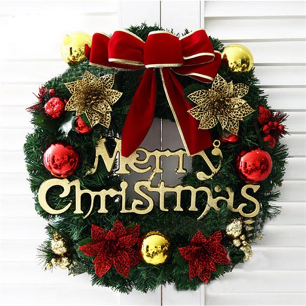 クリスマスリース 玄関 飾り 30cm 40cm 50cm 60cm 赤リボン メリークリスマス パーティ イベント インテリア Buyee Buyee Japanischer Proxy Service Kaufen Sie Aus Japan