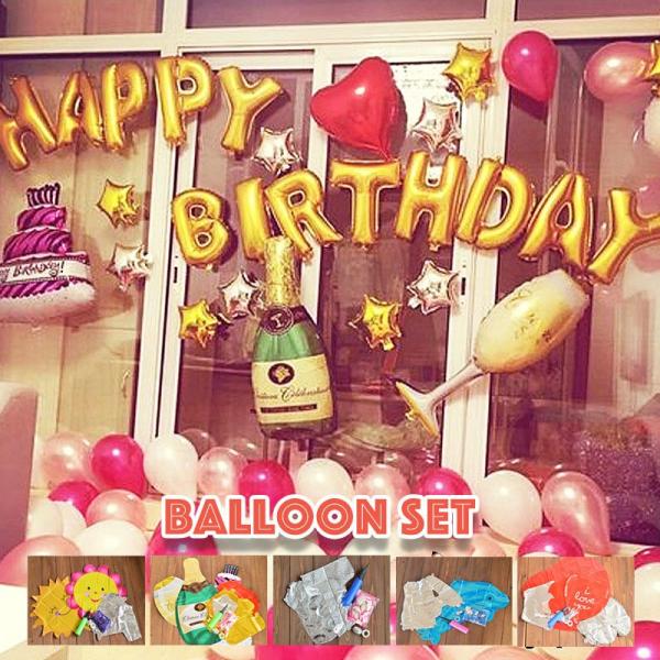 バルーンセット 風船セット アルミ風船 誕生日ギフト バルーンギフト 誕生日会 バースデーパーティー お祝い 飾り付け サプライズ 演出 室内装飾 カ Buyee Buyee Japanese Proxy Service Buy From Japan Bot Online