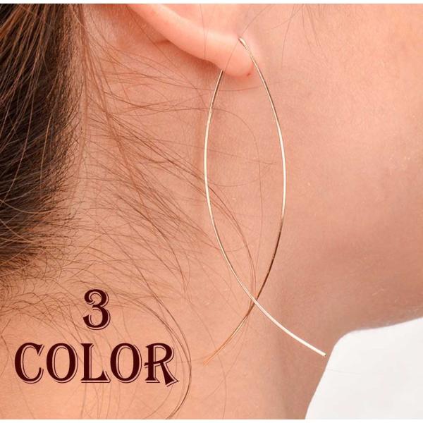ピアス フックピアス ロングピアス ゴールドカラー シルバーカラー ブラック 黒 シンプル レディース アクセサリー ギフト プレゼント 記念日 クリ Buyee Buyee 日本の通販商品 オークションの代理入札 代理購入