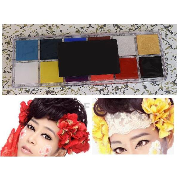 フェイスペイント ボディペイント ボディーペイント 12色セット メイクアップ 特殊メイク プロ用 舞台メイク アートメイク アイシャドウ アイメイク Buyee Buyee 提供一站式最全面最專業現地yahoo Japan拍賣代bid代拍代購服務 Bot Online