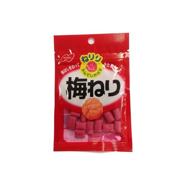 商品紹介   梅肉のフリーズドライを使用し、練り固めた独特の食感で本格的な梅干しの味をお子様から年配の方まで老若男女で楽しめる菓子です。噛めば噛むほどに味がしみ出すような本物の梅干し味が手軽に楽しめ、噛みごたえのある独特の食感に仕上げました...
