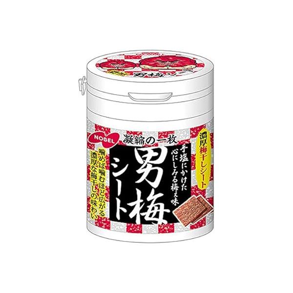 濃厚な梅干しの味わいが楽しめる「男梅」シリーズの中でも人気のある男梅シートにボトルタイプの商品が新登場しました! 男梅シリーズならではの噛めば噛むほどしみ出す濃厚な辛い梅の味わいが据え置きに便利な大容量ボトルで楽しめます。男梅蔵のキャラクタ...