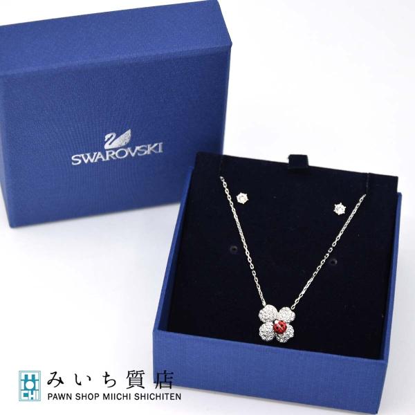 質屋 スワロフスキー ビリー クローバー 5086250 ネックレス