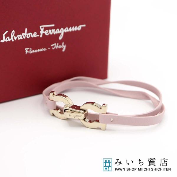 質屋 Salvatore Ferragamo フェラガモ ブレスレット ピンク 約9.3g