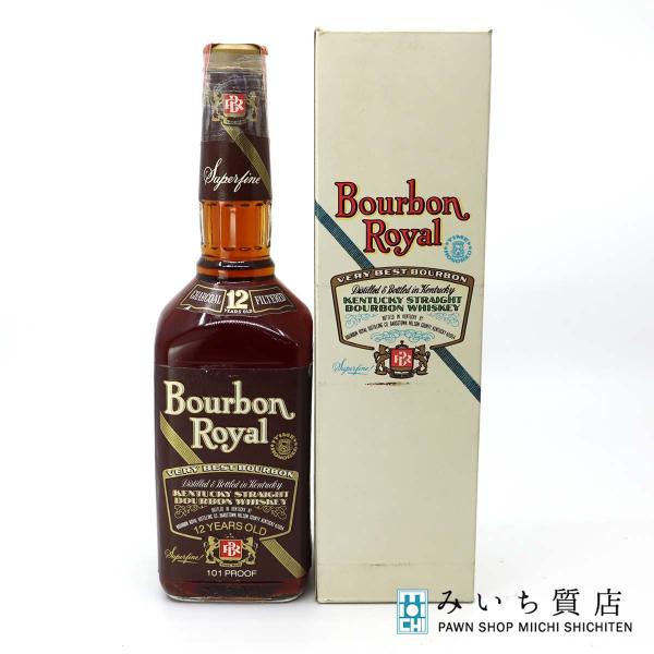 質屋 未開栓 お酒 ウィスキー バーボンロイヤル 12年 750ml 47度