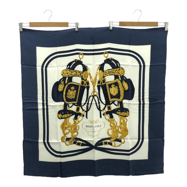 専用＾＾高価エルメス等のスカーフピクチャーフレーム92x92♡ 質屋 HERMES エルメス カレ90 BRIDES de GALA 式典用馬靭 スカーフ