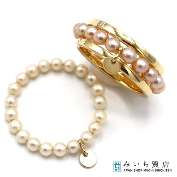 【MIKIMOTO】ミキモト Perlita ペルリータ パールリング　13号 質屋 MIKIMOTO ミキモト リング 3点 ペルリータ 13号 ベビー