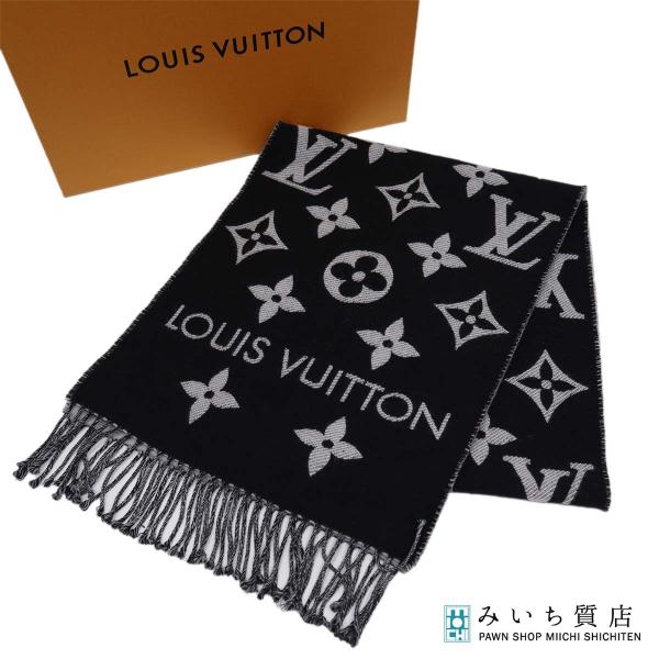 質屋 LOUIS VUITTON LV ルイヴィトン マフラー M77853 モノグラム