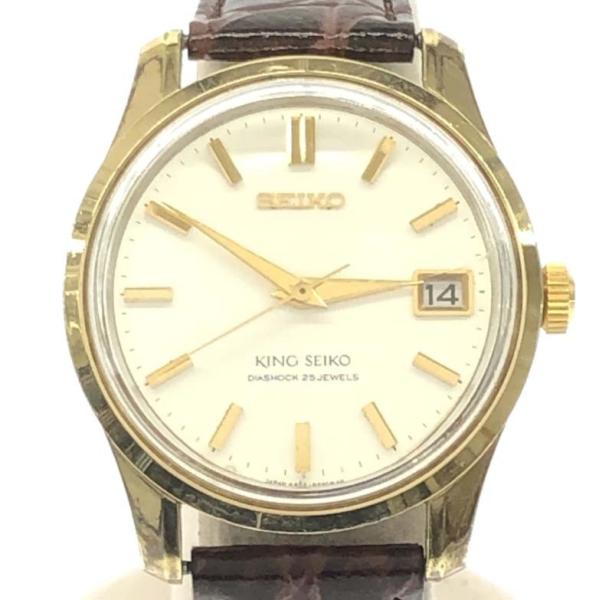 質屋 稼働 腕時計 SEIKO セイコー KING キングセイコー 4402-8000 25石