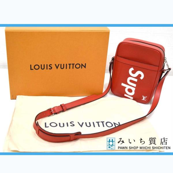 質屋 ショルダー バッグ ルイヴィトン シュプリーム ダヌーヴ PM
