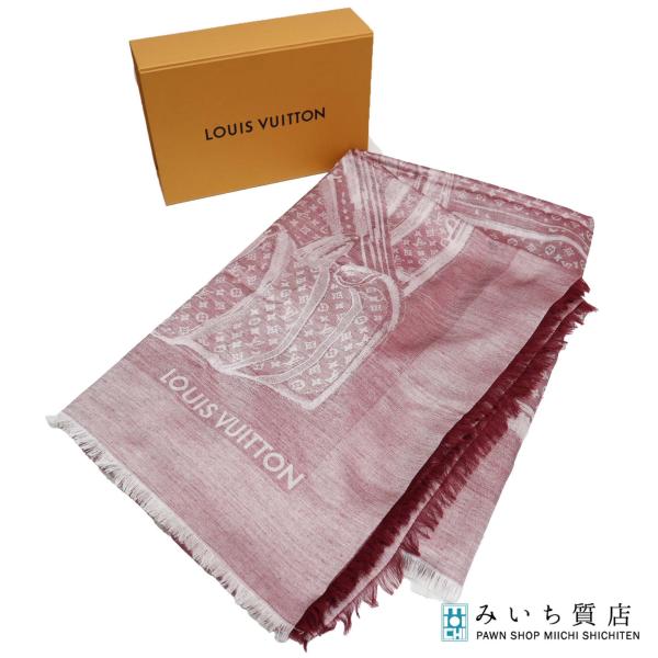 質屋 LOUIS VUITTON ルイヴィトン LV スカーフ ストール R98142