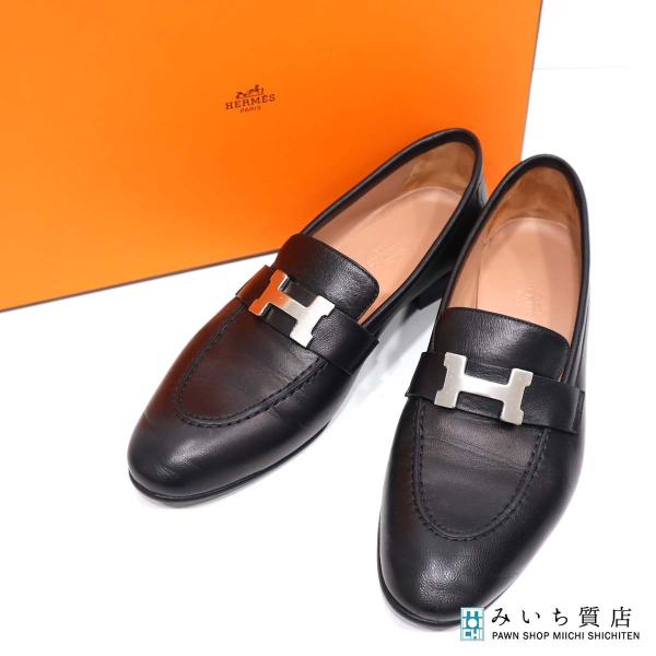 質屋 HERMES エルメス モカシン パリ AF2011992 2204 コンスタンス