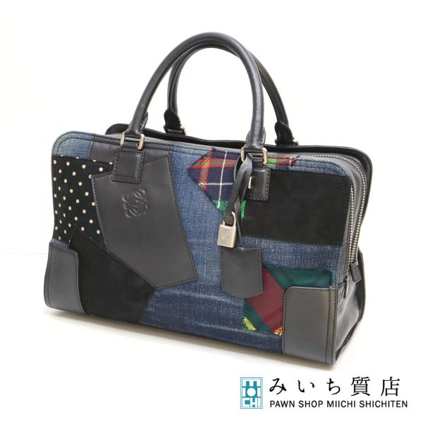 質屋 LOEWE JUNYA WATANABE コムデギャルソン コラボ バッグ アマソナ
