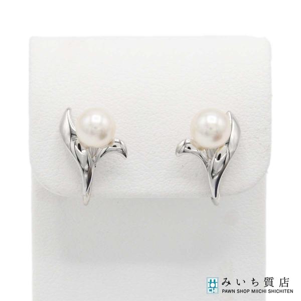 質屋 MIKIMOTO ミキモト パール イヤリング 約2.6g レディース