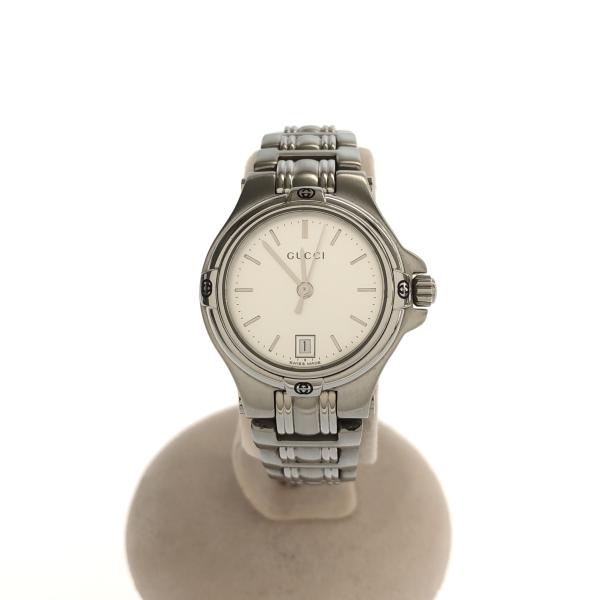 質屋 腕時計 GUCCI グッチ 9040L シルバー文字盤 クォーツ QZ