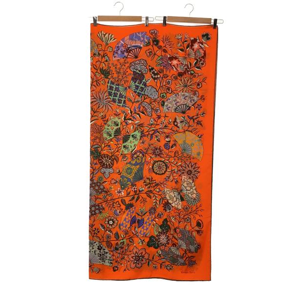 質屋 エルメス HERMES カレジェアン 花咲く織物 Fleurs et Papillons