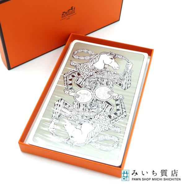質屋 未使用 HERMES エルメス トランプ Les 4 Mondes 4つの世界