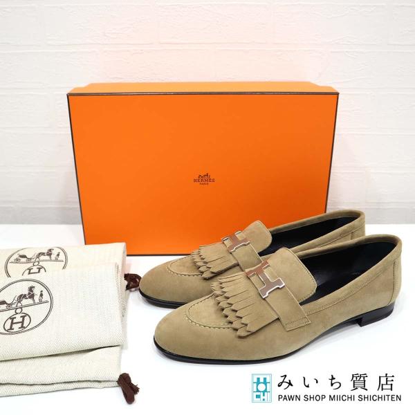 質屋 未使用 エルメス HERMES AF222068Z 2204 モカシン