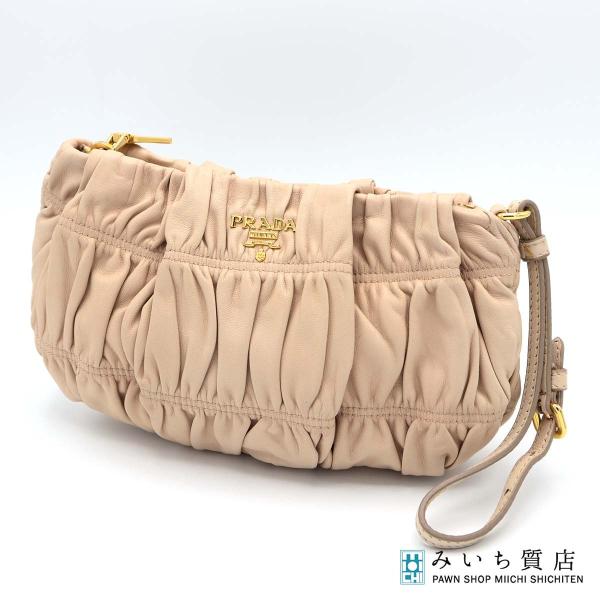 質屋 PRADA プラダ ポーチ 1N1584 クラッチバッグ ミニバッグ 化粧