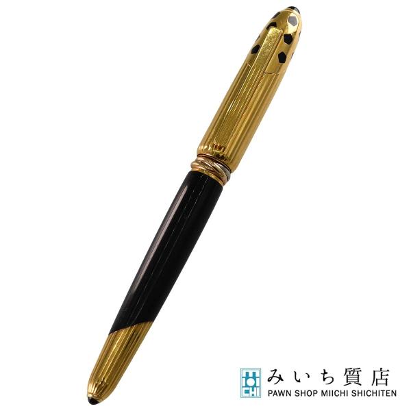 質屋 Cartier カルティエ 万年筆 パンテール ドゥ ペン先750 文房具