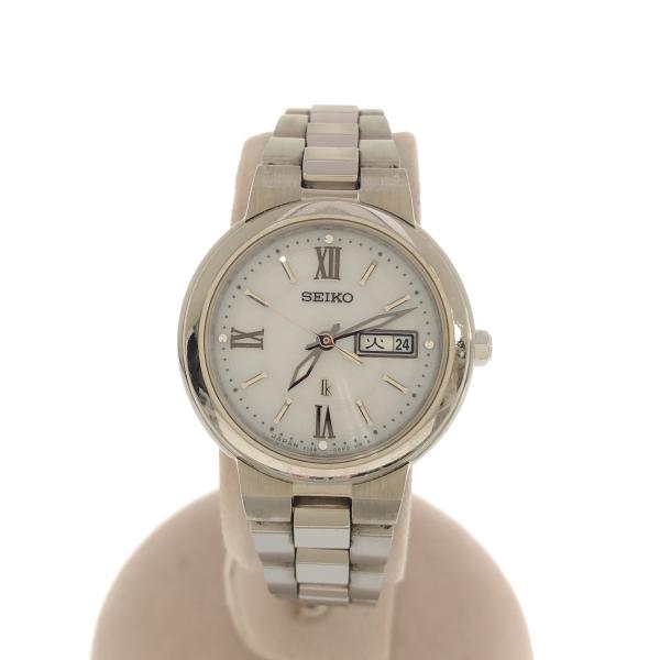 質屋 稼働 腕時計 SEIKO セイコー V138-0AG0 ルキア LK ソーラー SS