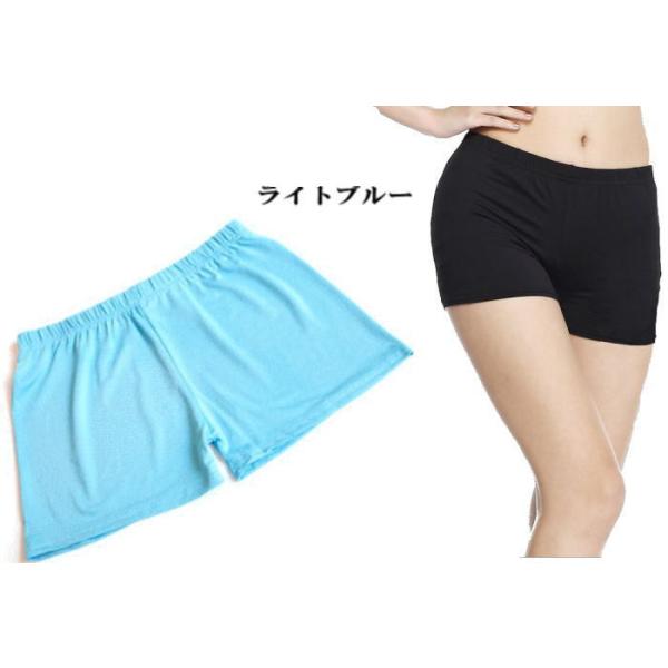 【メール便】※ポスト投函、追跡可能、ゆうパケット便、おおよそ1日〜4日到着■ライトブルー lightblue ート丈のインナーパンツ。・改良されて新登場！レオパード柄、ゼブラ柄、メタリックゴールドの新色も追加！・ダンス衣装、フィットネス、ヨ...