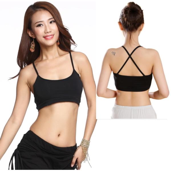 クロスバック スポーツブラ 黒 mika_cy163-yo-black