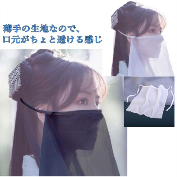 【メール便 送料無料】目から下の顔を隠す為のフェイスベール。民族的背景よりオリエンタルダンスなどで使用されています。ポスト投函、追跡可能、ゆうパケット便、おおよそ1日〜4日到着フェイスベールで、一気にミステリアスな雰囲気に。薄手の生地なので...