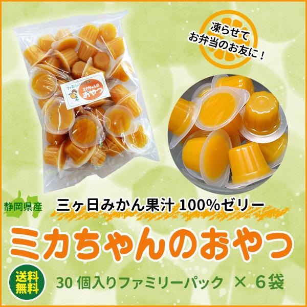 ミカちゃんのおやつ ファミリーパック 30個入 6袋 送料無料 Mikaoyatu002 6 Jaみっかび ミカちゃんショップ 通販 Yahoo ショッピング