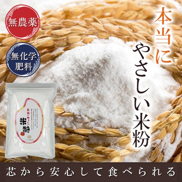 福井県産 無農薬・無化学肥料栽培ササニシキ100％使用。赤ちゃんからご年配の方まで食べられるやさしい米粉。油を吸いにくいからヘルシーで体にやさしい米粉。でも、当店の米粉のやさしさは、それだけじゃない。農薬の不使用と無化学肥料栽培にこだわった...