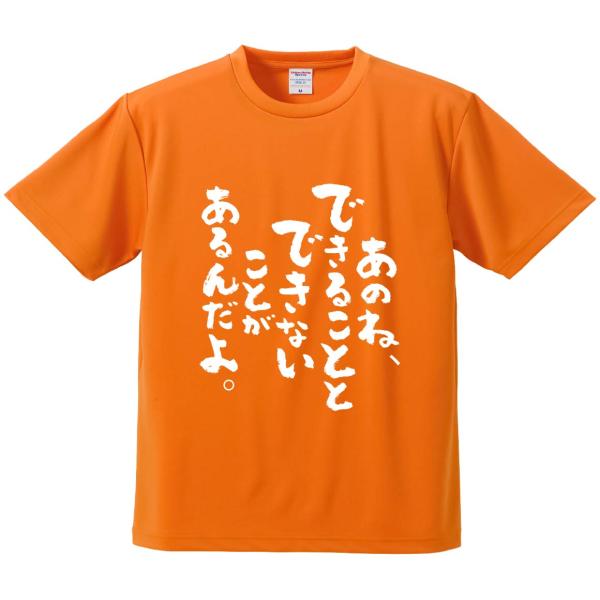 おもしろTシャツ みかん箱 あのね、できることとできないことがあるん