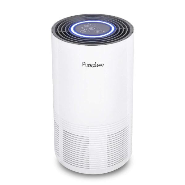 ふるさと割 のタバコ 空気清浄機 自動調節機能 Pureplove 空気清浄器 タイマー付き 丸 ホコリセンサー 自動調節機能 自動 加湿器 鳳物販 タイマー付き 脱臭機 センサー 4段風量設定 脱