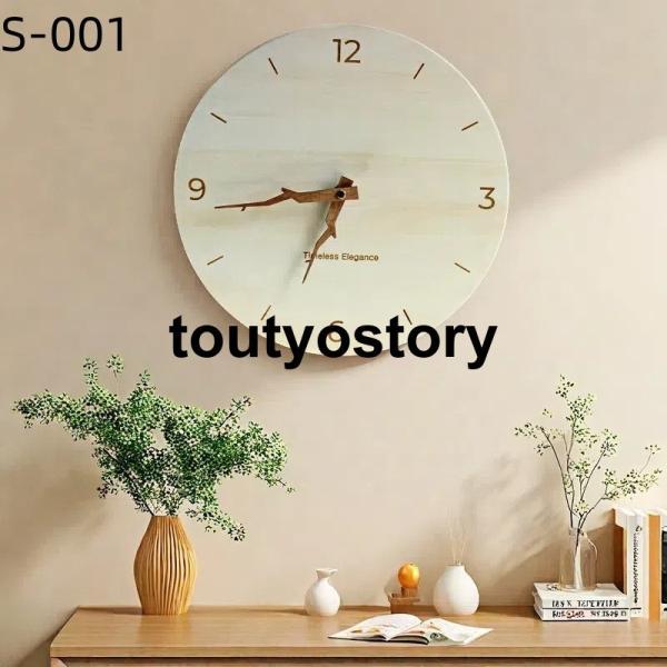 おしゃれ 壁掛け時計 木製 北欧 カフェインテリア 電池式 掛け時計
