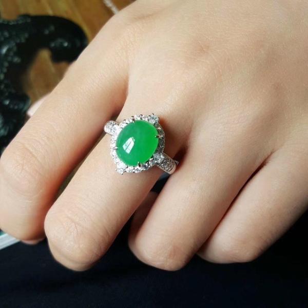 559 K18金 翡翠 K18金 ピンクゴールドリング 翡翠リング 豪華指輪 結婚記念日 誕生日プレゼント 豪華指輪 母の日 母の日 父の日 メンズ ゴールド リング 彼氏 Mikazone