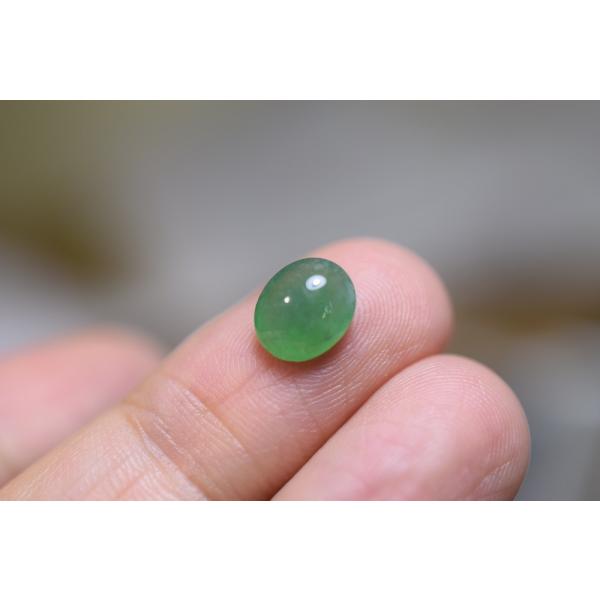 R23-183 宝石質 ミャンマー産 天然 A貨 緑 本翡翠 ルース 裸石 硬玉