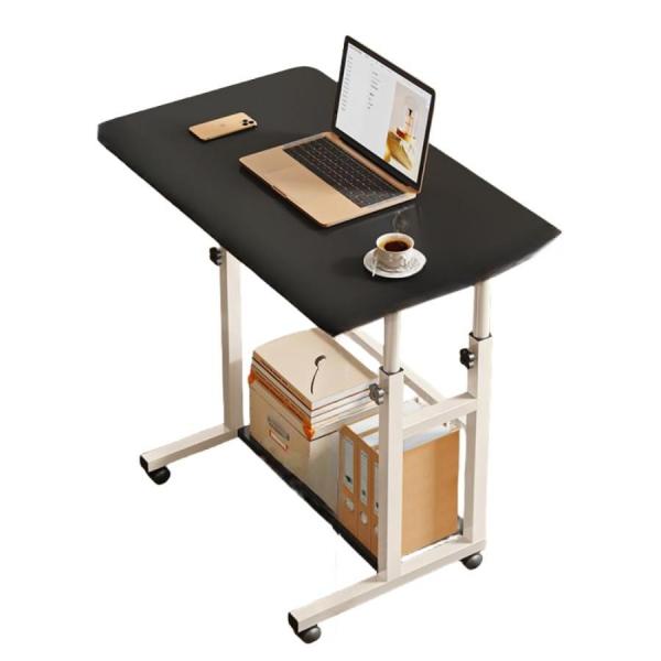 【移植性と互換性】ポータブルラップトップデスク、小さく、絶妙です：環境保護密度ボード、非常に便利な旅行、材料のように折り畳むことができます。【60?90cm高さ調整可能】テーブルの高さは60?90cmまでの間で調節が可能です。【安定性に優れ...