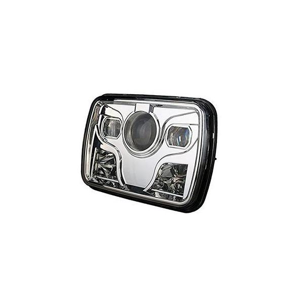 ヘッドライト LED プロジェクター 車検対応 角型 角目 ZRX400 ZRX1100