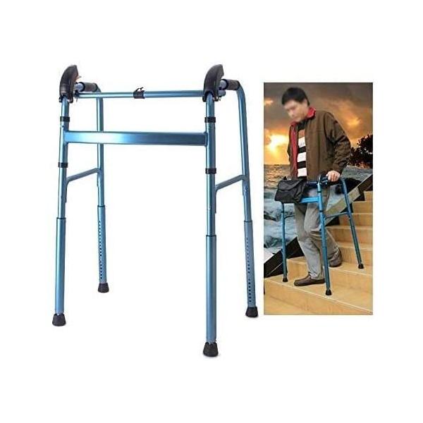 ● 耐久性と丈夫なサポート：この高強度で頑丈な歩行器は、アルミ合金フレームを備え、最大180kg（400ポンド）のユーザーの体重を支えます。● 高さ調節可能：歩行者の身長は76?96cmまで調節可能で、身長1.5?1.85mの方に最適です。...