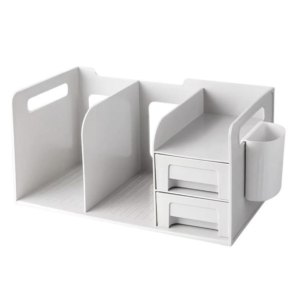 【アクセスの便利さ】サイドストレージはデスク上に大切なアイテムを手元に置けるスペースを提供します。SSD、メモ帳、キーコンテナ、またはコーヒーカップなどを収納できます。【高品質素材】サイズ：20.5* 36.8 * 20.4cm。 高品質の...