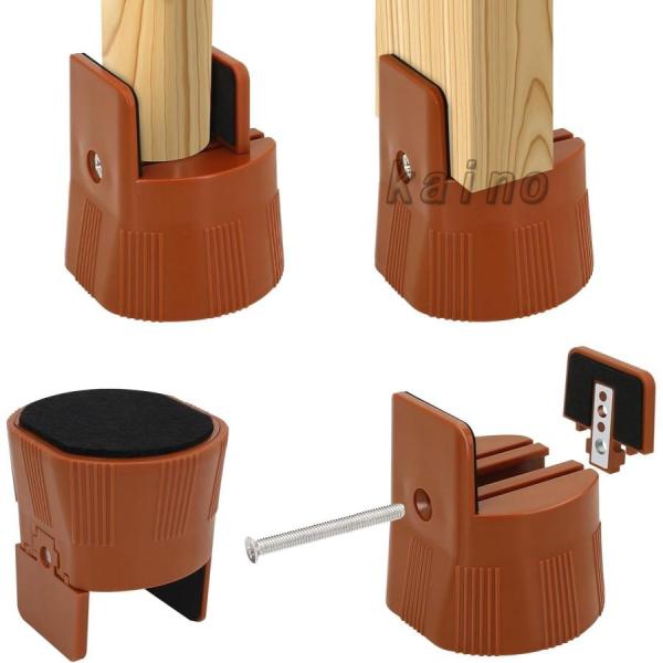 【テーブル高さ調整器具】日常生活には、さまざまな理由でテーブル、こたつ、机、ソファー、ベッド、洗濯機などの家具・家電を高くする必要があります。高さ調整を簡単にできるために、こちらの継ぎ足しを開発いたします。【かさ上げ高さ調節可能】テーブル脚...