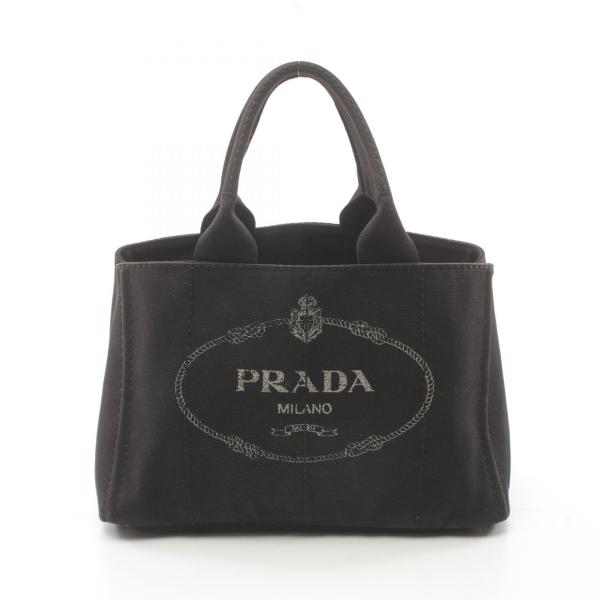PRADA（プラダ） カナパ ブランドオフ キャンバス トートバッグ
