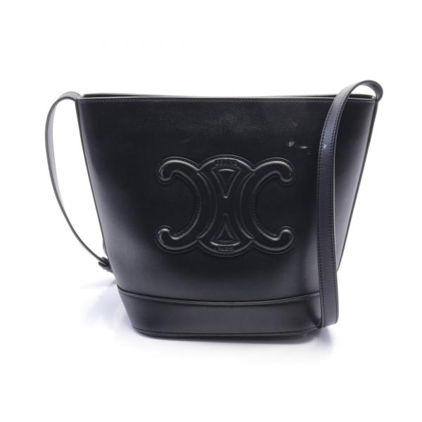 CELINE ショルダーバッグ スモール キュイル トリオンフ バッグ CELINE セリーヌ スモール バケット キュイル トリオンフ