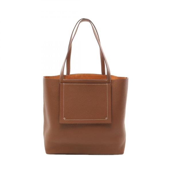 HERMES（エルメス） カバセリエ46 ブランドオフ レザー トートバッグ