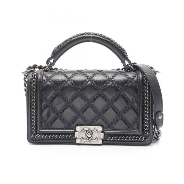 CHANEL シャネル ボーイシャネル トップハンドル フラップバッグ CHANEL シャネル ボーイシャネル トップハンドル フラップバッグ