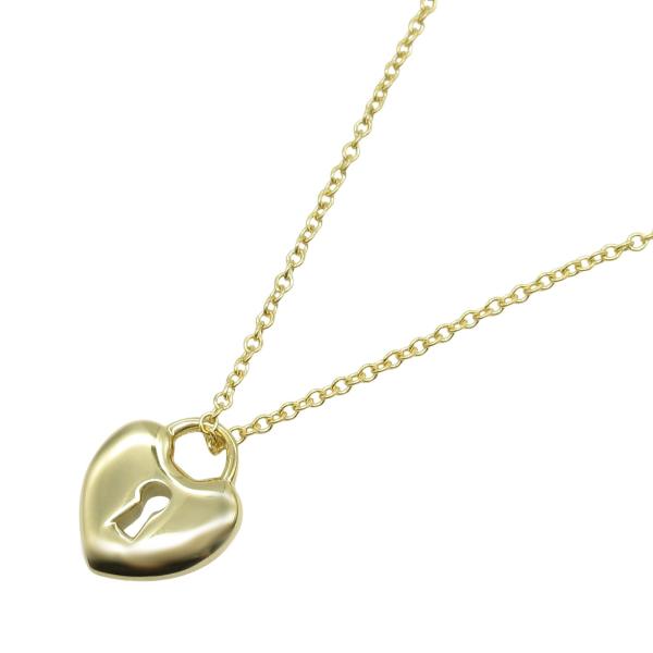 値下不可　Tiffany ティファニー　18金　ゴールド　ハートロックネックレス TIFFANY&Co. ティファニー ハートロック ネックレス 18金 K18