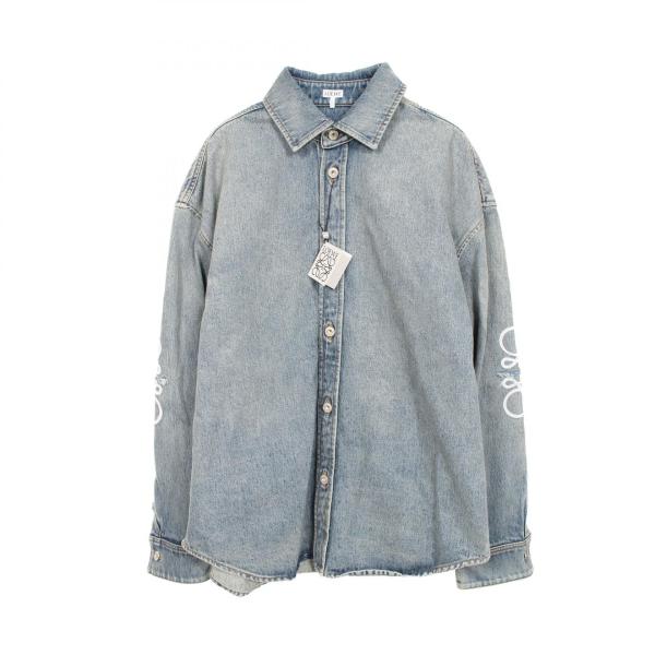 【新品】LOEWE オーバーシャツ フーデッド オーバーシャツ（コットン） ブラック - LOEWE