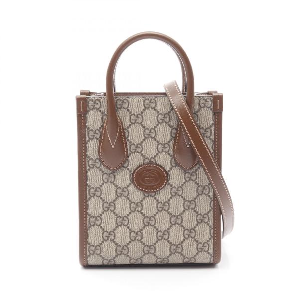GUCCI（グッチ） インターロッキングG ミニトートバッグ ブランドオフ