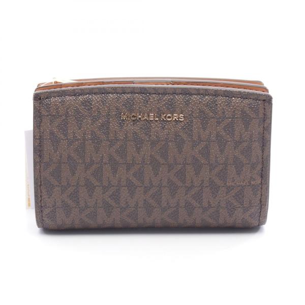 マイケルコース Michael Kors BRYANT ブライアント 二つ折り財布 財布 PVC レディース ブラウン系 32S5GYTZ2B252 【新品】 MICHAEL KORS（マイケルコース） BRYANT ブライアント ブランドオフ