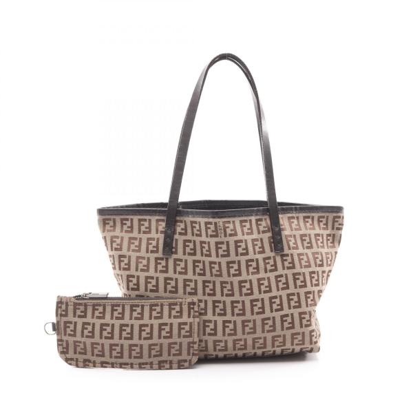 FENDI（フェンディ） ズッキーノ ブランドオフ キャンバス トート